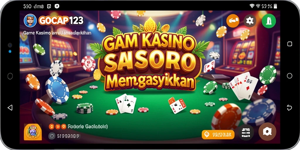 Tampilan gameplay Kasino yang menegangkan dan seru di GOCAP123.