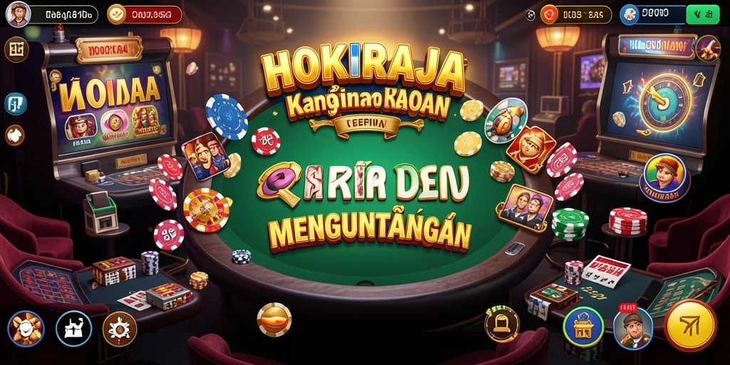 Tampilan permainan HOKIRAJA yang menarik dan mengasyikkan.