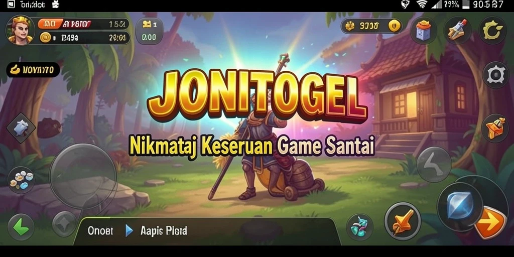 Gambaran gameplay JONITOGEL yang menyenangkan dan santai.