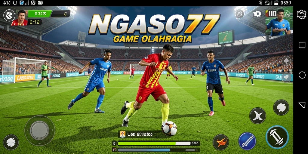 Tangkapan layar NGASO77 menampilkan momen mendebarkan dalam permainan olahraga.