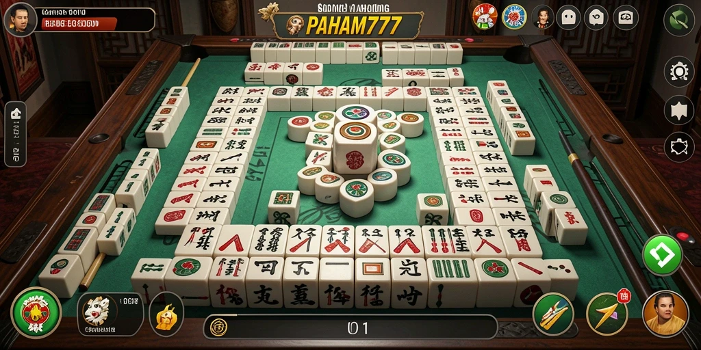 Gameplay Mahjong yang mendebarkan di PAHAM777.