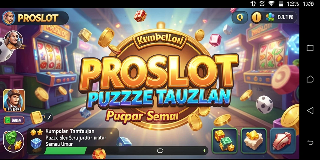 Tangkapan layar gameplay PROSLOT yang menarik dan penuh tantangan puzzle.