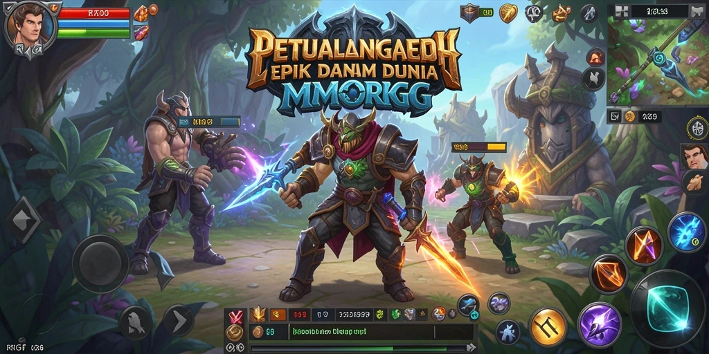 Tangkapan layar gameplay RKGG menampilkan aksi pertempuran yang intens.