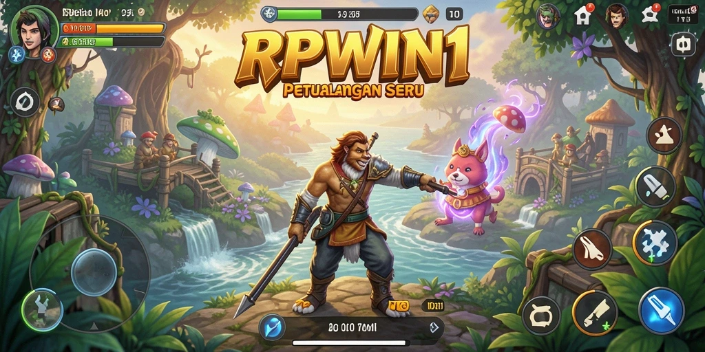Tampilan screenshot RPWIN1 yang menunjukkan aksi seru dalam petualangan.