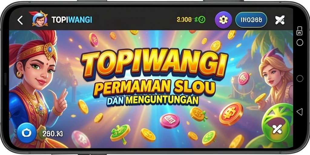 Tampilan menarik dari gameplay TOPIWANGI Slot.