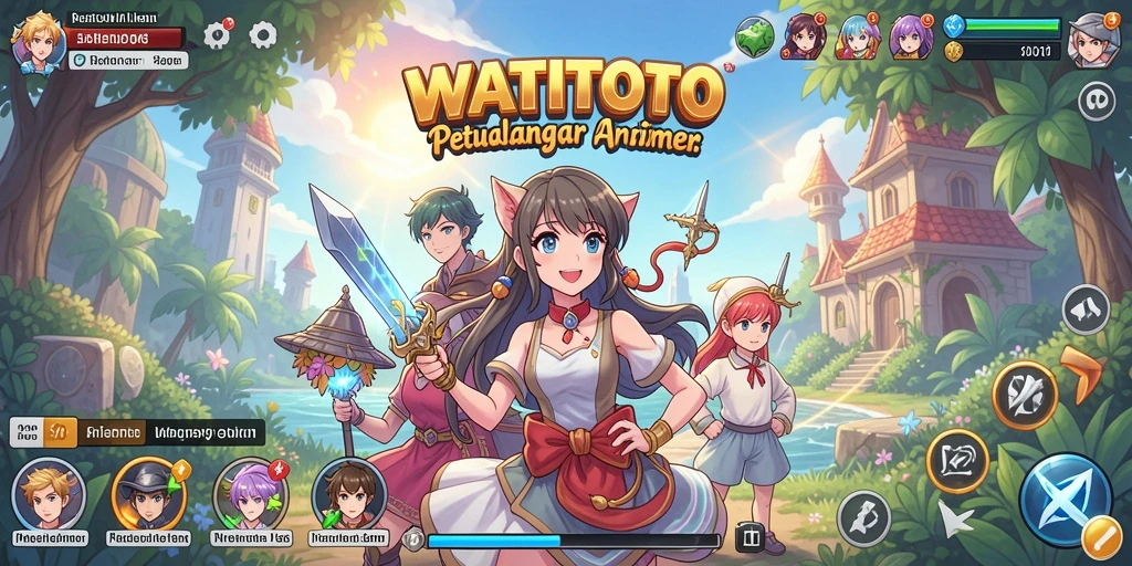 Gameplay WATITOTO yang memukau dan penuh aksi.